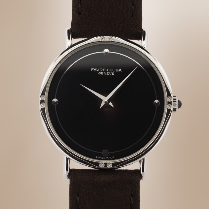 Favre Leuba - Vintage "Coffee Dial" Manual Winding Circa 1980 Ref. 3611-52