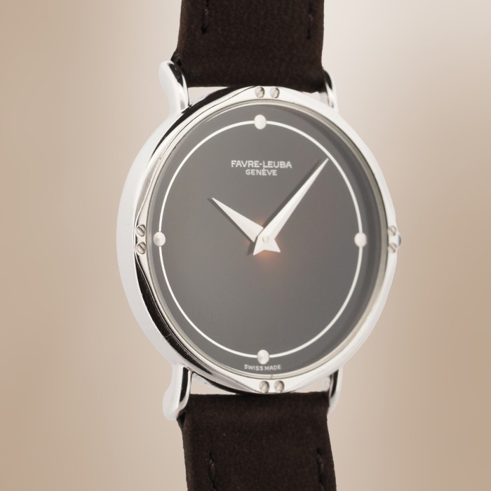 Favre Leuba - Vintage "Coffee Dial" Manual Winding Circa 1980 Ref. 3611-52