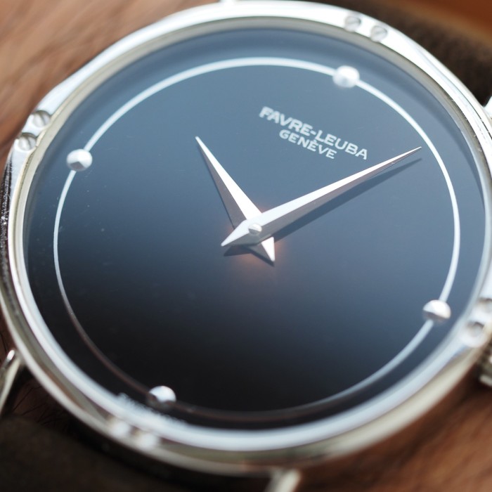 Favre Leuba - Vintage "Coffee Dial" Manual Winding Circa 1980 Ref. 3611-52