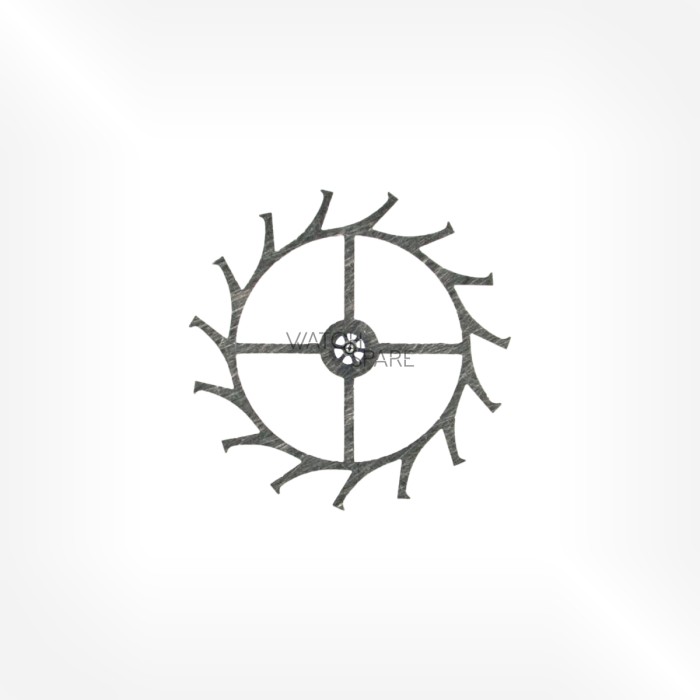 FHF Cal. 271 - Escape wheel with straight pivots 705