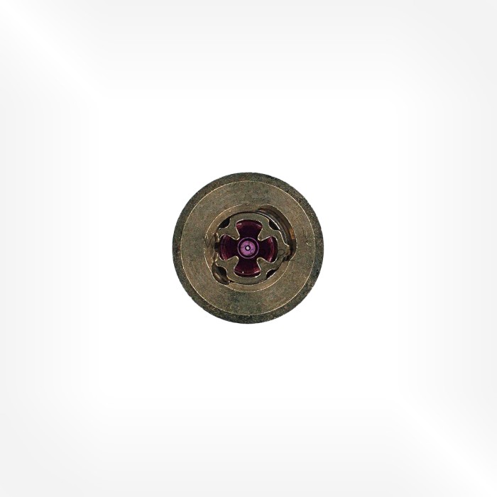 FHF Cal. 28 - Upper cap jewel with end-piece, nickel for balance wheel 311