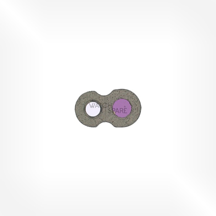 FHF Cal. 64 - Lower cap jewel with end-piece, f. pallet staff 348