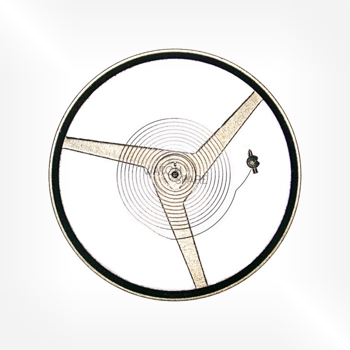 FHF Cal. 969 - Balance with flat hairspring, regulated 721