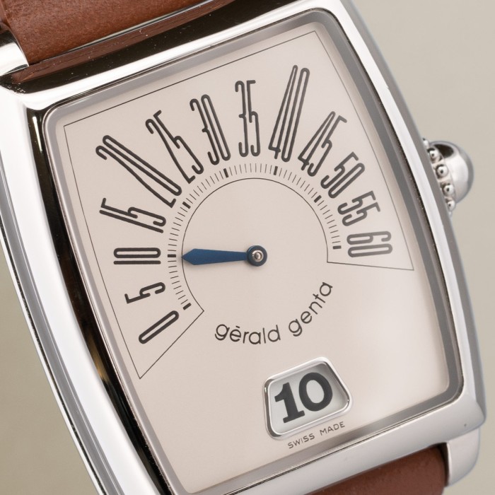 Gerald Genta - Retro Solo Ref. RS0.M.10 with original steel bracelet