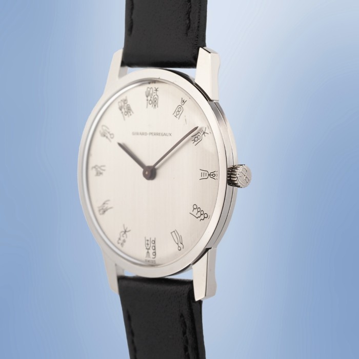 Girard Perregaux - Vintage Classic Ultra-Thin Pictographic Kanji Dial Circa 1960
