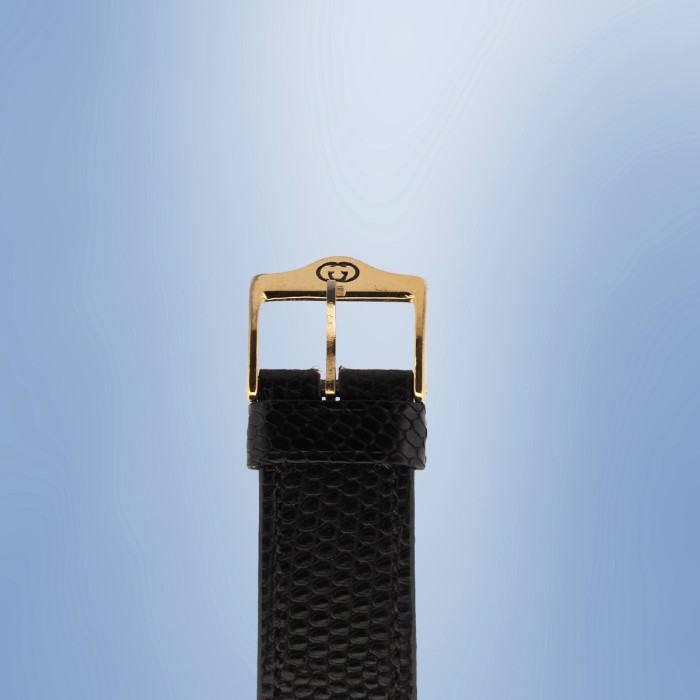 Gucci - Tank Black & Gold PVD Quartz Full Set 24x29mm