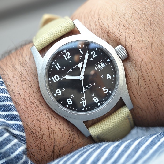 Hamilton - Khaki Field Officer Mechanical Full Set Ref. H694190