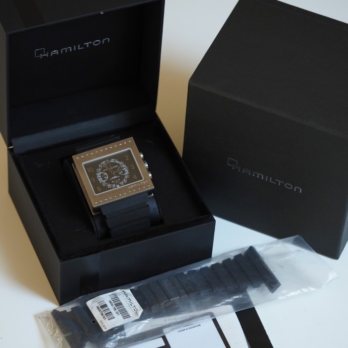 Hamilton - Khaki Code Breaker Chronograph Titanium Valjoux 7753 Ref. H796160