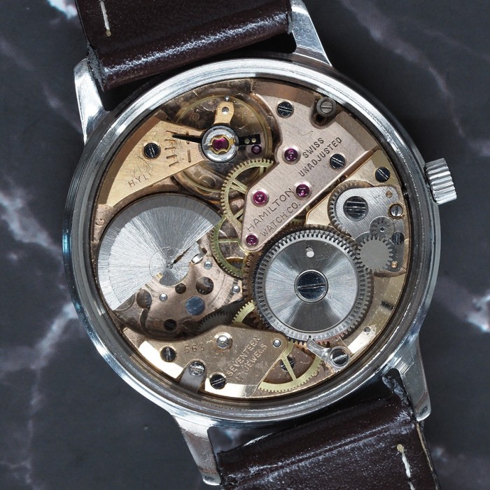 Hamilton - Thin-O-Matic "Diamond Dial" Microrotor Cal. Buren 1000 Vintage Circa 1960