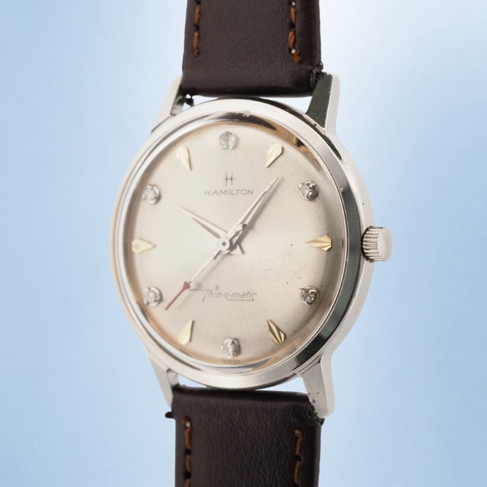 Hamilton - Thin-O-Matic "Diamond Dial" Microrotor Cal. Buren 1000 Vintage Circa 1960