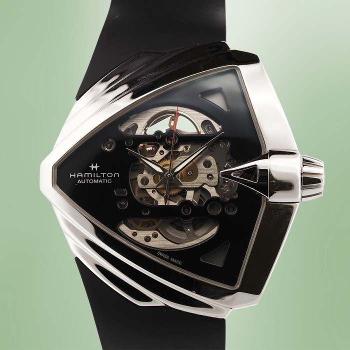 Hamilton - Shaped Ventura XXL Skeleton Automatic Circa 2021 Ref. H24625330