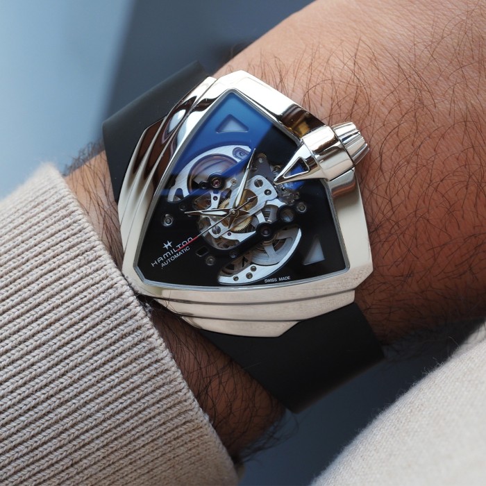 Hamilton - Shaped Ventura XXL Skeleton Automatic Circa 2021 Ref. H24625330
