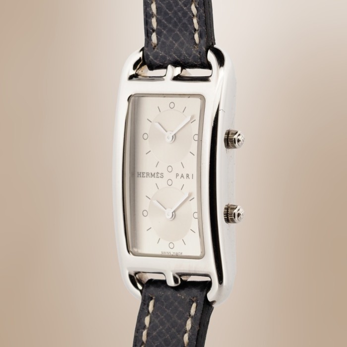 Hermès - Cape Cod "Dual Time" Quartz Circa 2010 Ref. CC3-210