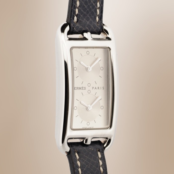 Hermès - Cape Cod "Dual Time" Quartz Circa 2010 Ref. CC3-210