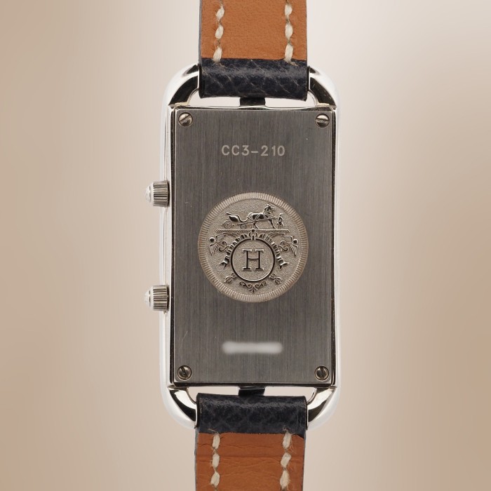 Hermès - Cape Cod "Dual Time" Quartz Circa 2010 Ref. CC3-210