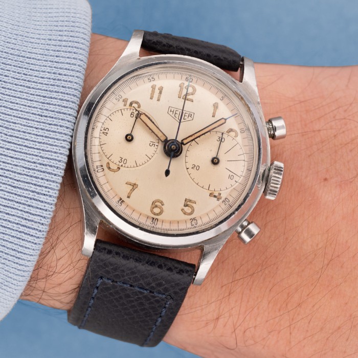 Heuer - Big Eyes vintage chronograph ref. 5408