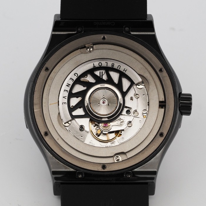 Hublot - Classic Fusion Big Bang All Black Automatic Titanium & Ceramic Limited Edition 500 pc. Circa 2008 Full Set Ref. 501.CM.1110.RX