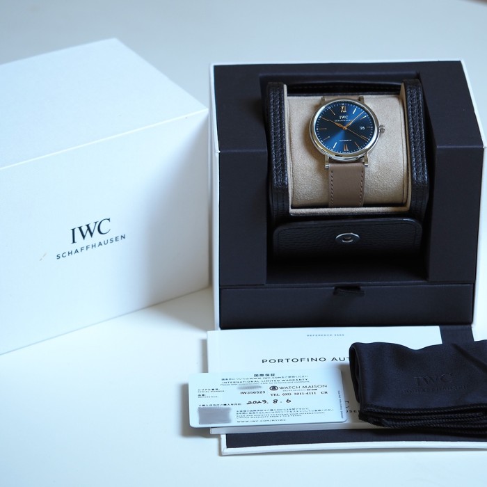 IWC - Portofino Automatic Blue Full Set Circa 2023 Ref. IW356523