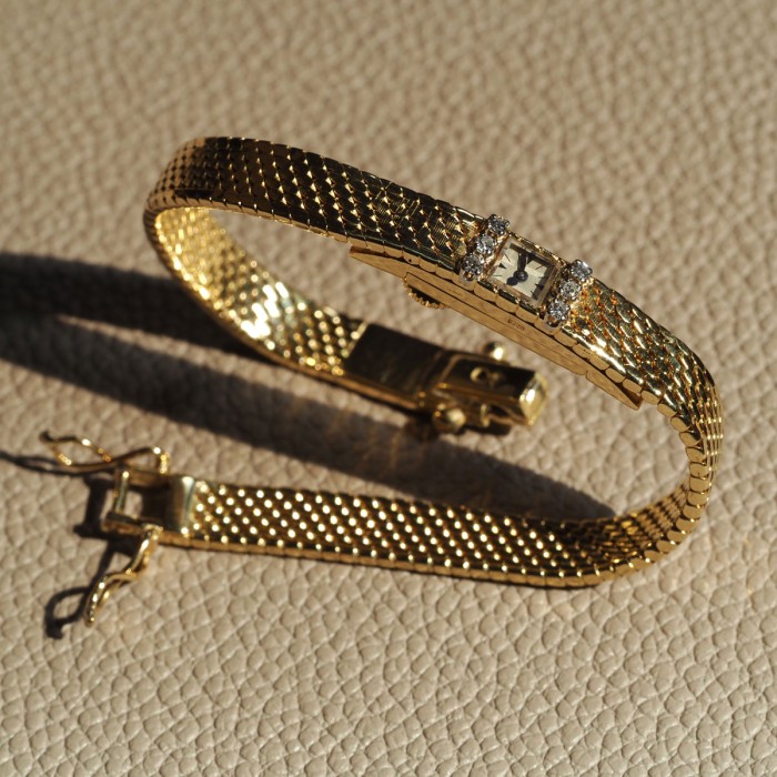Jaeger-LeCoultre - JLC Calibre 101 jewellery watch in 18k YG and diamonds