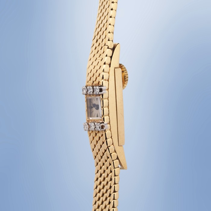 Jaeger-LeCoultre - JLC Calibre 101 jewellery watch in 18k YG and diamonds