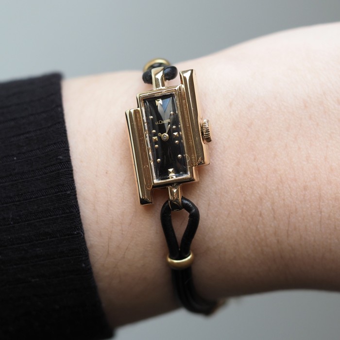 LeCoultre - Vintage Mechanical Jewelry Watch in 14ct Yellow Gold Ref. 585