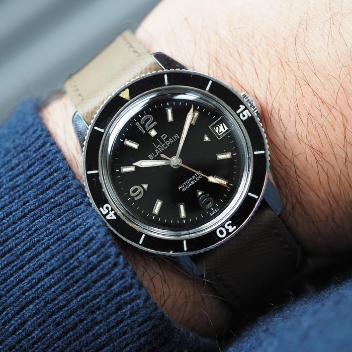 Blancpain LIP - Fifty Fathoms Automatic Incabloc Vintage Diver Circa 1960