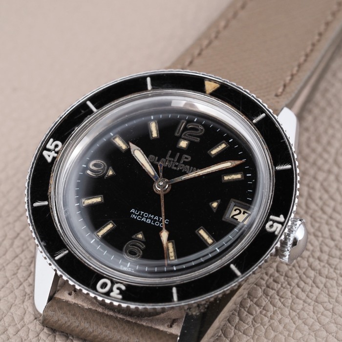Blancpain LIP - Fifty Fathoms Automatic Incabloc Vintage Diver Circa 1960