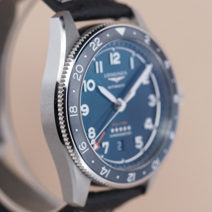 Longines - Spirit Zulu Time GMT Blue Full Set Ref. L3.812.4