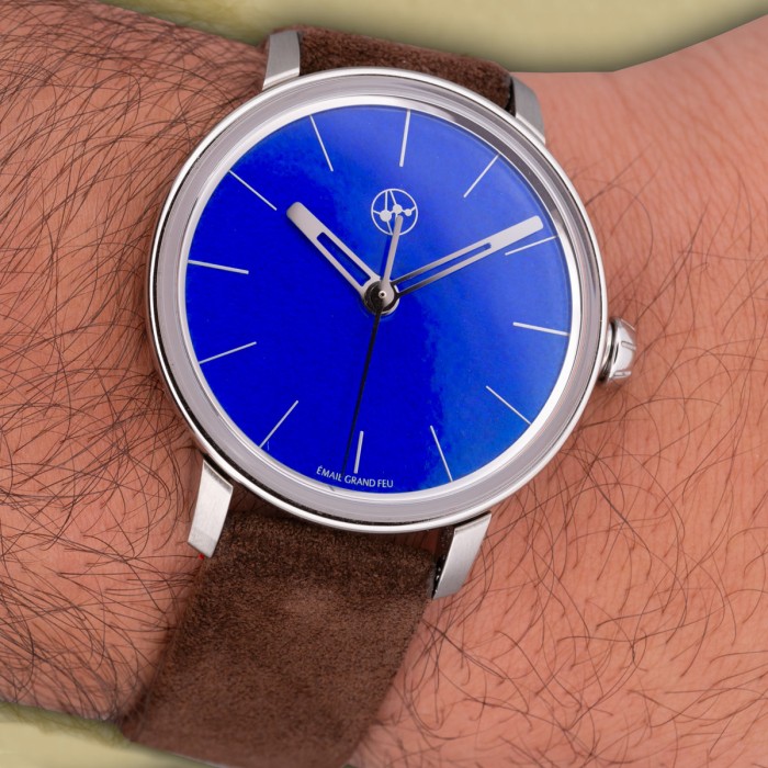 Lundis Bleus - 1120-EU « Bleu Roi » Email Grand Feu Full set