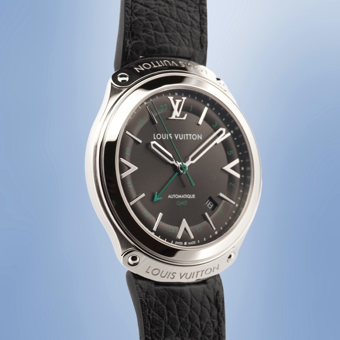 Louis Vuitton - Fifty Five GMT Automatic Full Set Circa 2015 Ref. Q6D30
