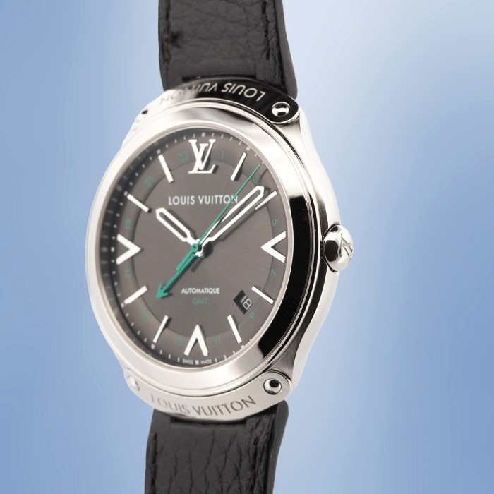 Louis Vuitton - Fifty Five GMT Automatic Full Set Circa 2015 Ref. Q6D30