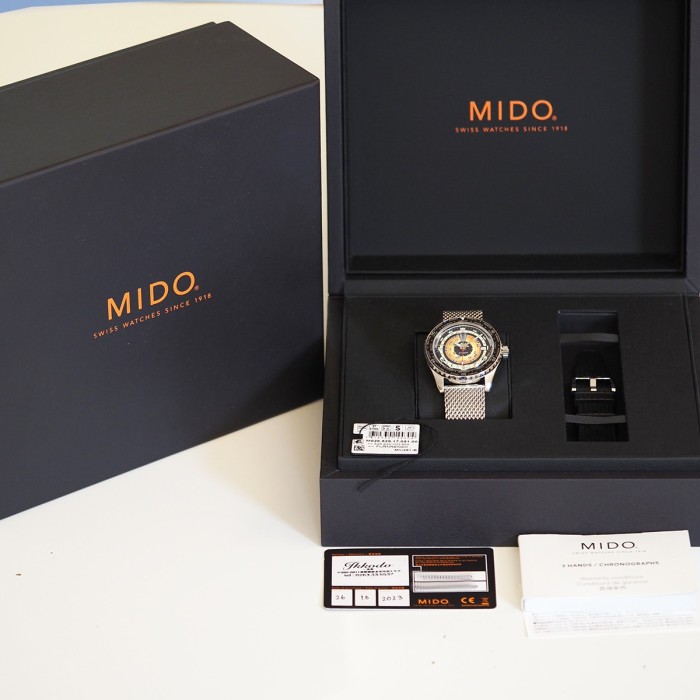 Mido - Ocean Star Decompression WorldTimer Full Set Ref. M026.829.17.051.00