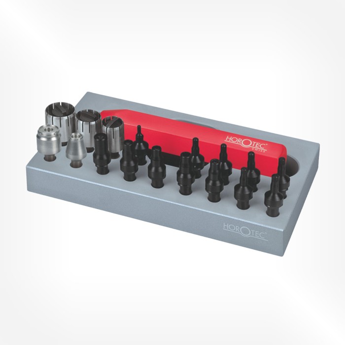 Horotec - Complete tool for oscillating weight bolts, screw-on pushers and tubes & battery covers