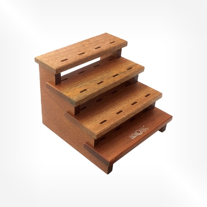 Horotec - Storage support in solid beech for 12 tweezers