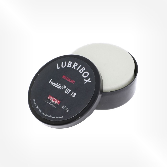 Lubribox - Lubribox with 2 foam cushions and grease fomblin UT18