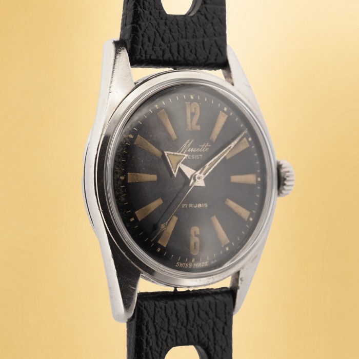 Musette - Resist Diver Vintage Radium Circa 1940 Ref. 234 A