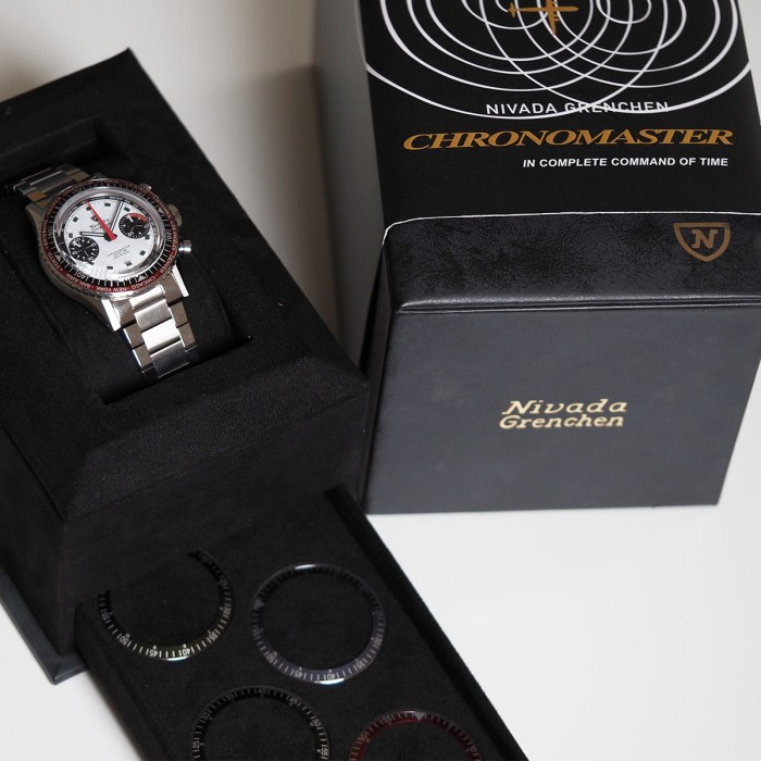 Nivada - Chronomaster Aviator Sea Diver Singer Paul Newman Inter. Bezel 38mm Full Set 2024