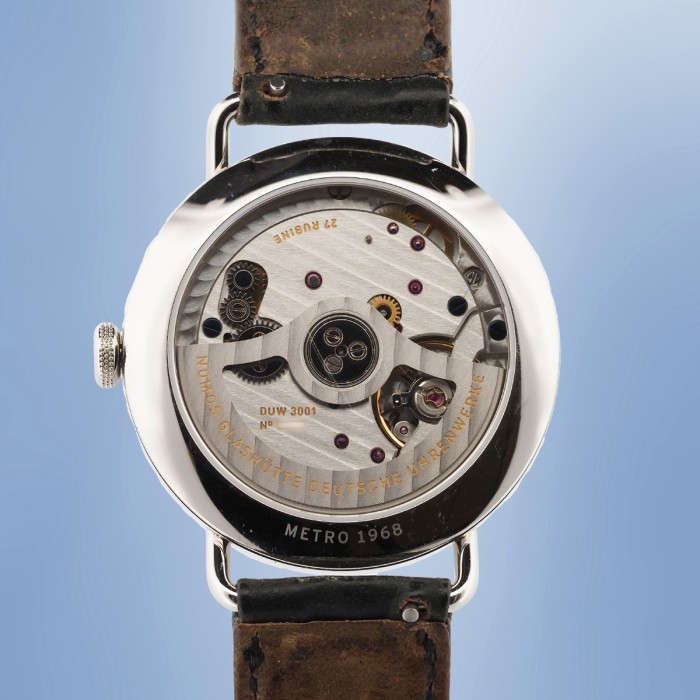 NOMOS Glashütte - Metro 1968 Neomatik Nachtblau Full Set Circa 2017 Ref. 1110