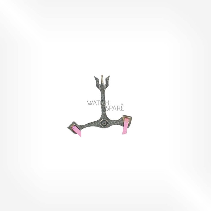 Omega Cal. 710 - Jewelled pallet fork and staff 1316