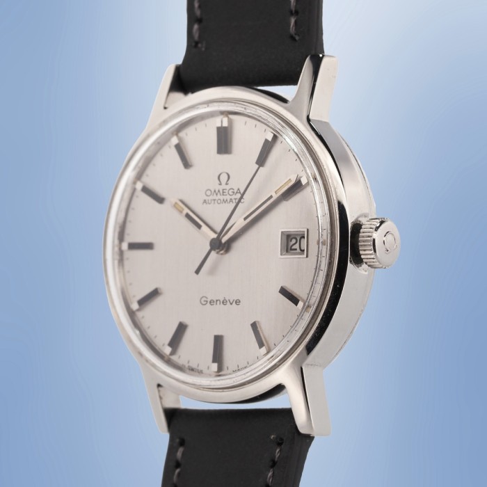 Omega - Genève Automatic Quick Stem Date Circa 1970 Ref. 166.0098