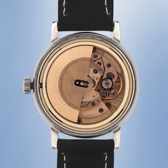 Omega - Genève Automatic Quick Stem Date Circa 1970 Ref. 166.0098