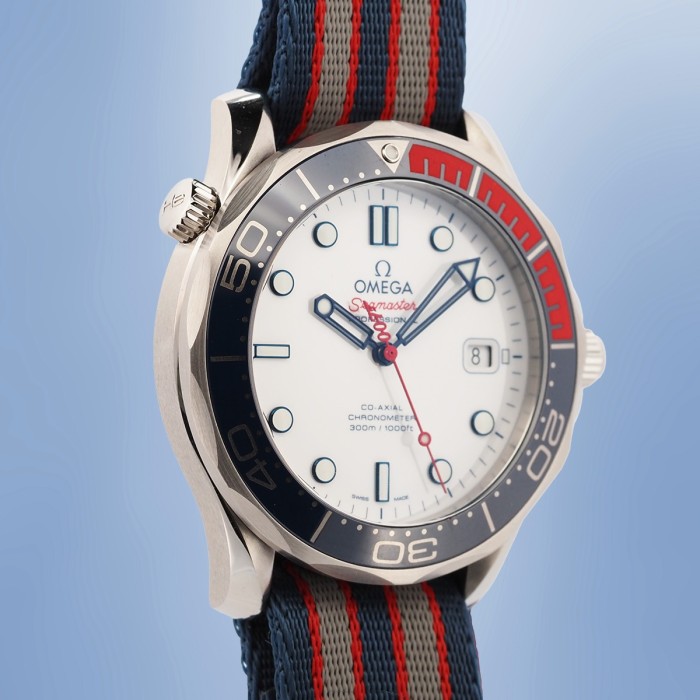 Omega - Seamaster Diver 300 M James Bond 007 Commander's Watch Full Set Circa 2017 Ref. 212.32.41.20.04.001