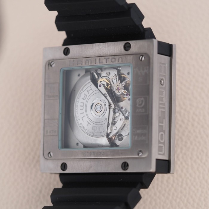Hamilton - Khaki Code Breaker Chronograph Titanium Valjoux 7753 Ref. H796160