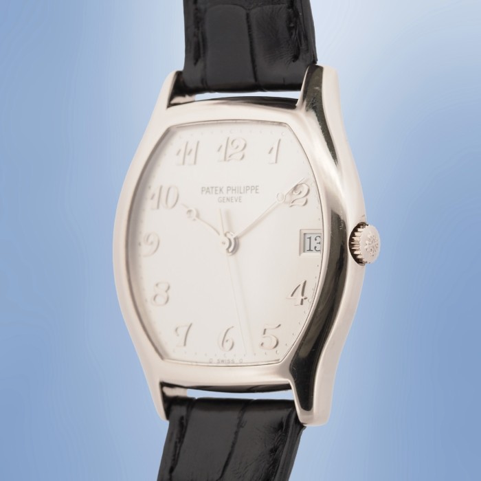 Patek Philippe - Gondolo Tonneau White Gold Cal. 315 SC Circa 1996 Complete Set Ref. 5030