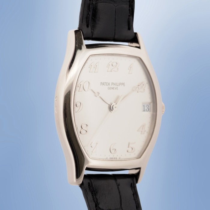 Patek Philippe - Gondolo Tonneau White Gold Cal. 315 SC Circa 1996 Complete Set Ref. 5030