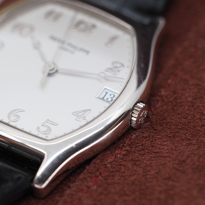 Patek Philippe - Gondolo Tonneau White Gold Cal. 315 SC Circa 1996 Complete Set Ref. 5030