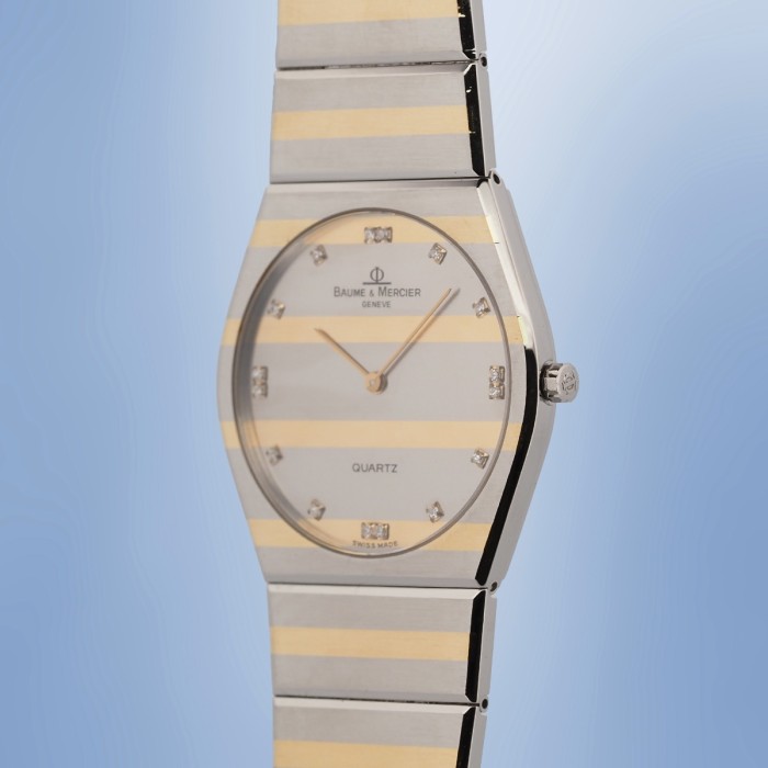 Baume & Mercier - Monte Carlo Zebra Diamonds Quartz Circa 1980 Ref. 5122.038