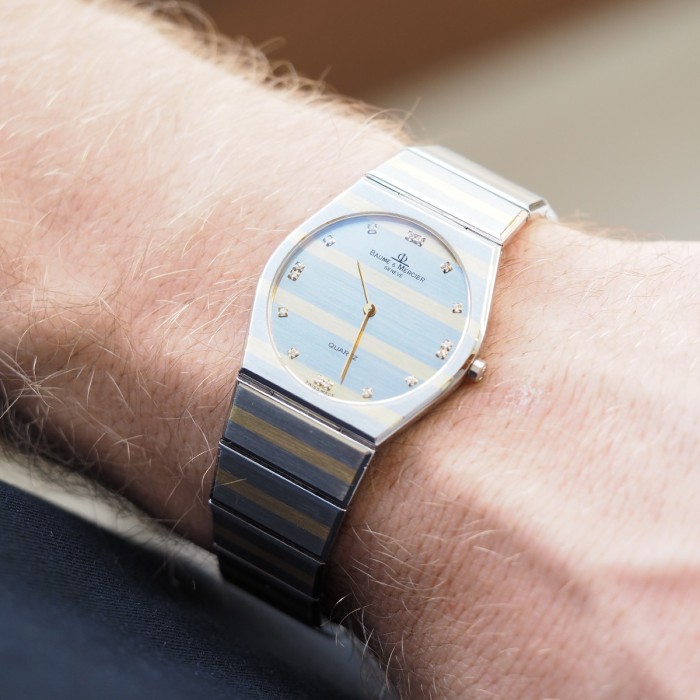 Baume & Mercier - Monte Carlo Zebra Diamonds Quartz Circa 1980 Ref. 5122.038
