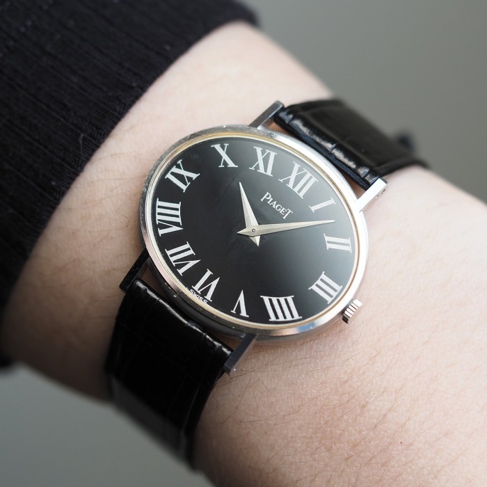Piaget - Vintage Oval 9P Mechanical 18k White Gold Ref. 9871