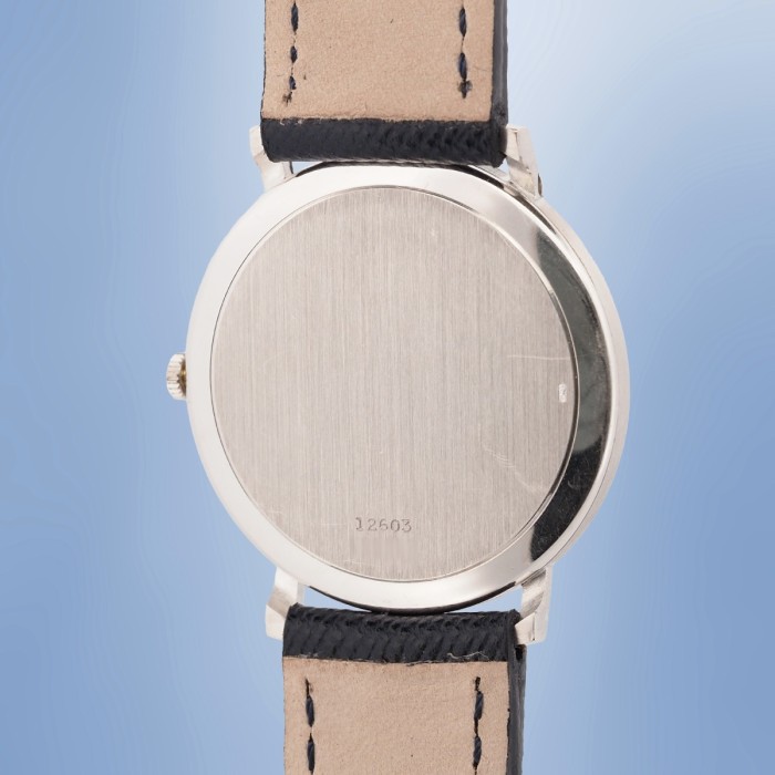 Piaget - Altiplano Palace Finishing Calatrava Style Micro-Rotor Cal. 12P1 Extra-Flat White Gold Circa 1970 Ref. 12603